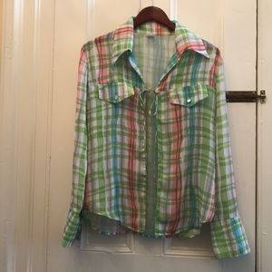 Sheer blouse